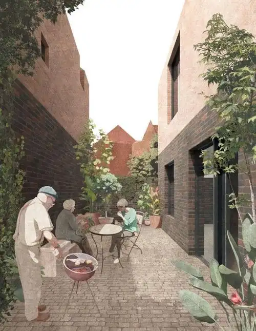 有水彩质感的插画风建筑效果图是如果做出来的?