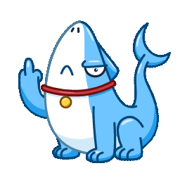 鲨鱼表情包丨蓝色沙雕鲨鱼表情包合集