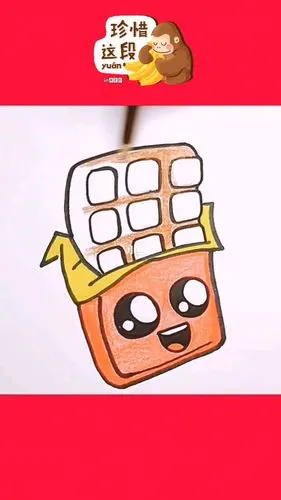 简笔画之卡哇伊巧克力一看就会一画就废