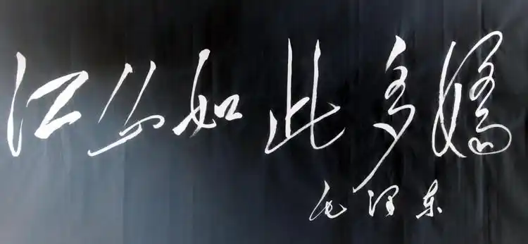 江山如此多娇(日日帖9) - 毛体书法 - 邢振文毛体书法