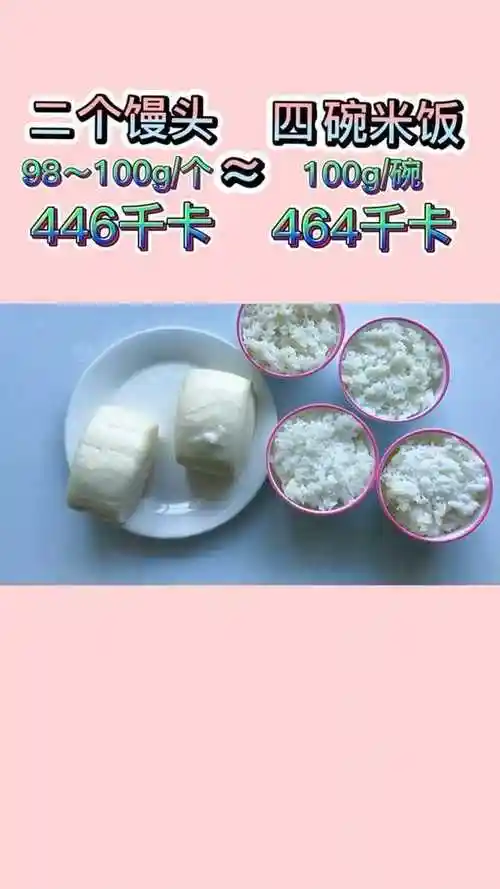 米饭和馒头热量大对比你经常吃什么