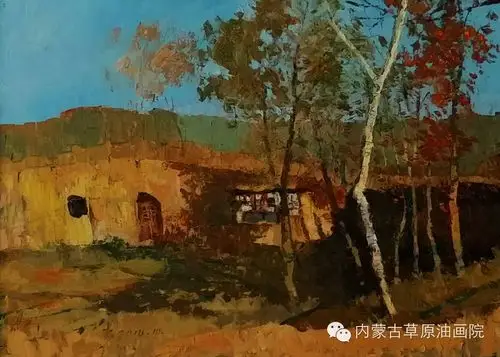 内蒙古草原油画院画家--吉尔格楞