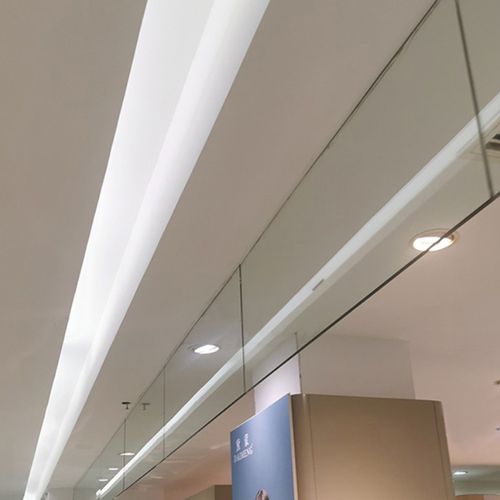 玻璃挡烟垂壁固定式隔热挡烟垂壁3c认证钢化夹丝玻璃防火挡烟垂壁