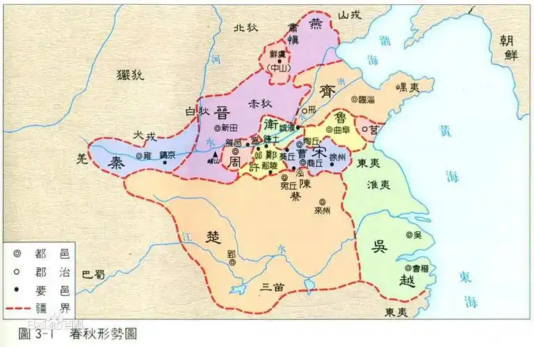 周朝的晋国范围