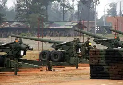 台军现役240毫米榴弹炮,号称镇台之宝