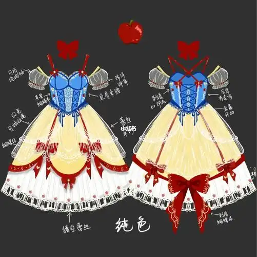 是谁拒绝不了的白雪姬配色原来是我自己