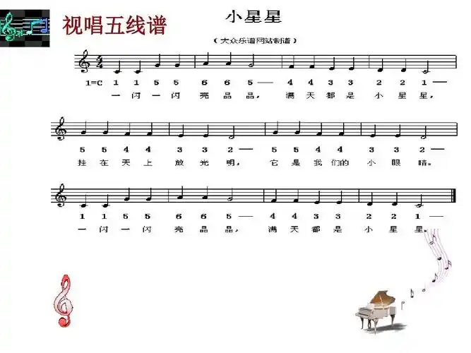 周陵初级中学"停课不停学"七年级音乐课堂基础知识——五线谱