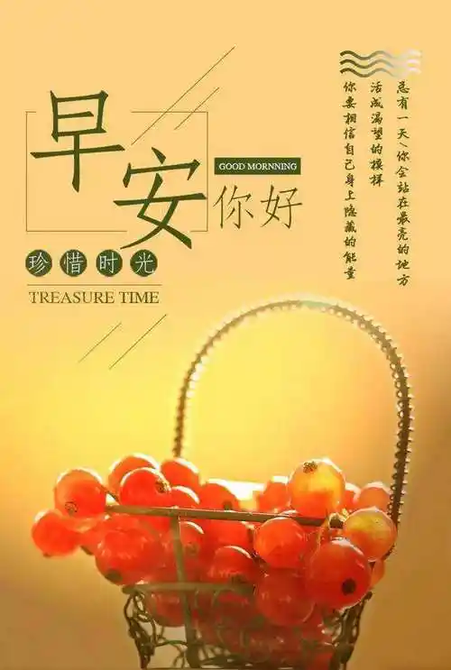 每天早上好问候晨语