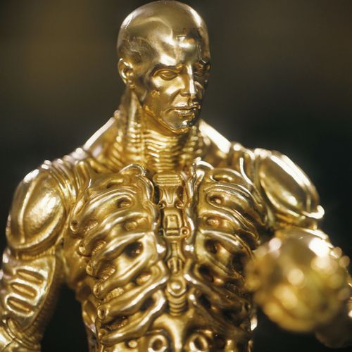 异形工程师青铜雕像铸铜摆件铁血战士异形契约母后