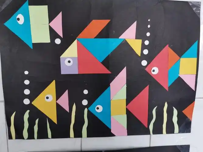 鹤壁市实验学校小学部第二届数学学科素养竞赛——七巧板创意画