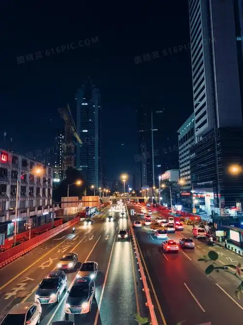 风光,夜晚,夜景,路灯,灯光,照明,城市,道路,交通,汽车,轿车,街道,马路