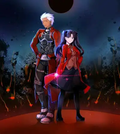 【来源p站,侵删】画师:mintes2日 目东m-25b 远坂凛,英灵卫宫/archer