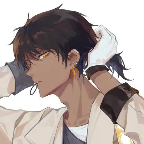 给自己摸个绑头发的棘哥当头像