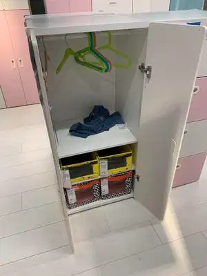 宜家国内代购斯多瓦福利蒂德斯儿童衣柜双门衣柜60x50x128 厘米