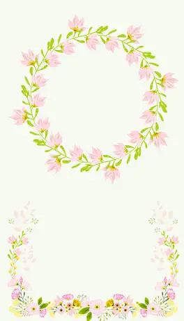 彩虹色抽象几何背景图案手绘清新花边花环促销素材6款彩色心型情人节