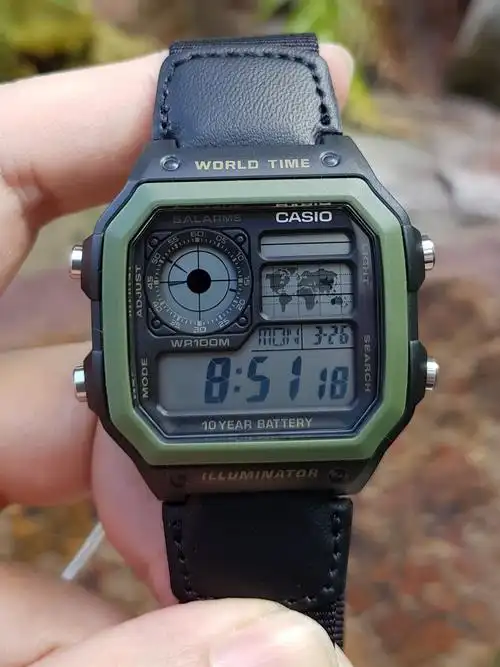 guarantee 100% authentic illuminator casio watch or full refund.