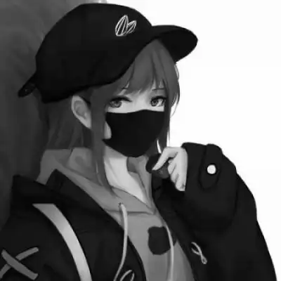 超霸气女生头像黑白二次元冷漠无情女生头像
