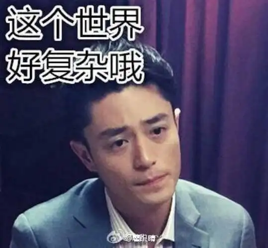 这个世界好复杂哦 霍建华 贱表情