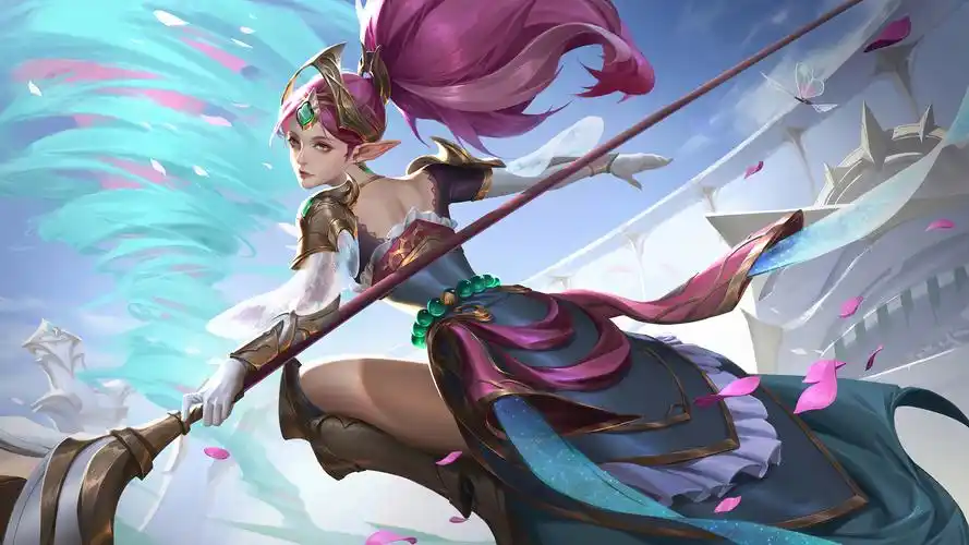 lol英雄联盟 风暴之怒 迦娜 janna 风女 女帝 4k壁纸