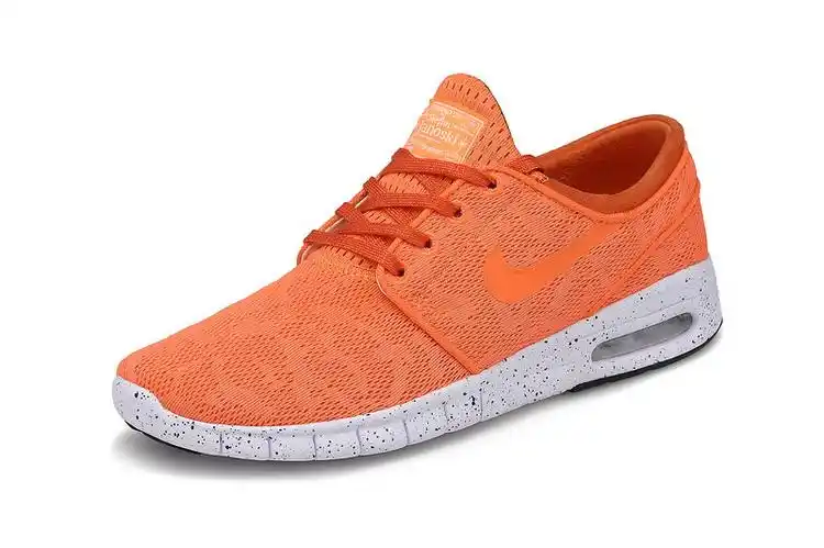耐克 伦敦奥运二代小气垫编制系列跑鞋运动休闲男女运动休闲鞋 橘黄
