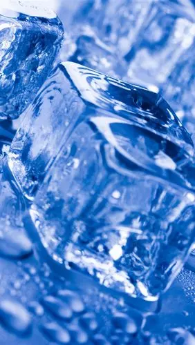 蓝色冰块,水滴,凉快 1125x2436 iphone 11 pro/xs/x 壁纸,图片,背景