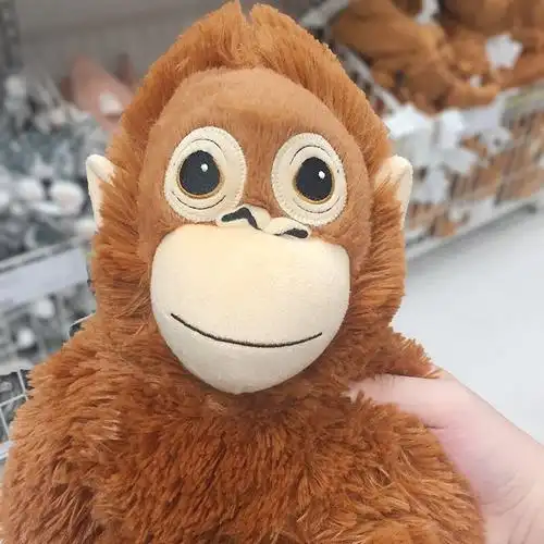宜·家猩猩毛绒玩具可爱公仔大金刚娃娃小猴子宝宝睡觉安抚抱枕玩偶