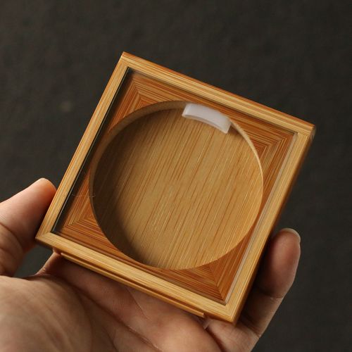 沪上海派精工制作榫卯结构老玉竹天圆地方黄蛉盒鸣虫器具虫盒