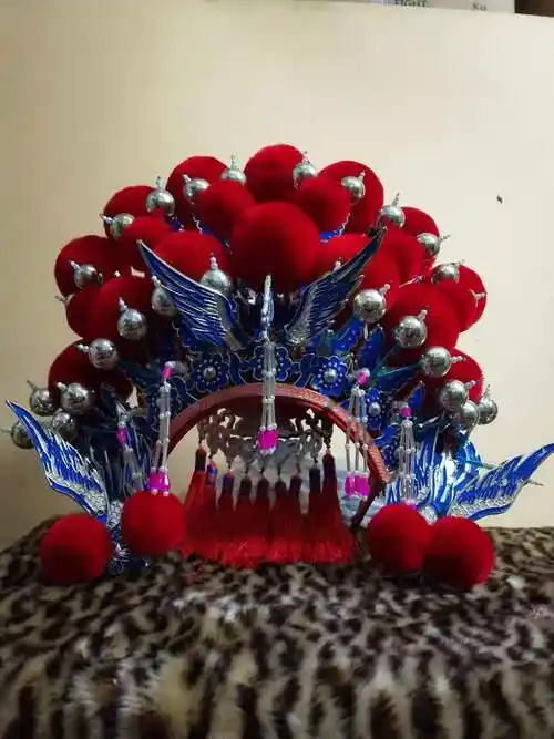 穆桂英挂帅头饰美猴王头上成人京剧道具凤冠谁说女子不如男旗头