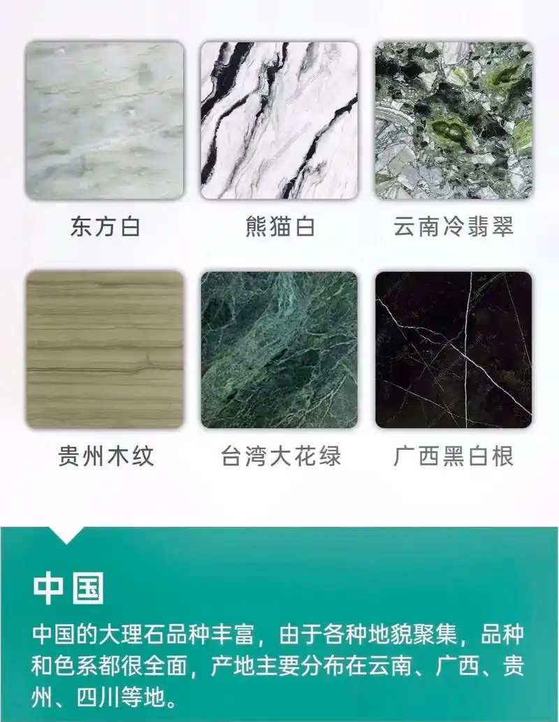 热门大理石产地 73中国 中国的大理石品种丰富, - 抖音