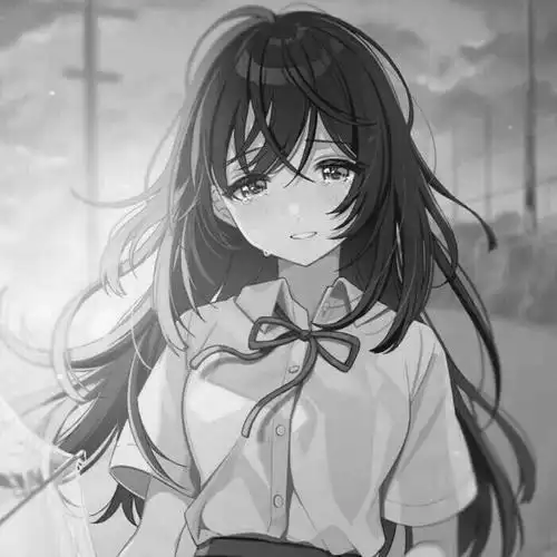 寂寞孤独伤感黑白头像图片