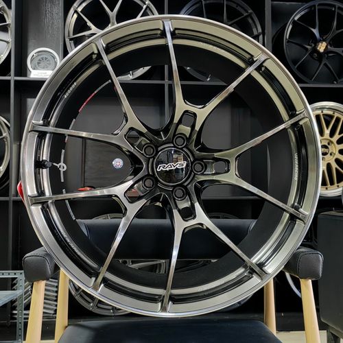 适用于高尔夫宝马3系m4奥迪英菲尼迪奔驰锻造轮毂 hk亮灰色(单只价格