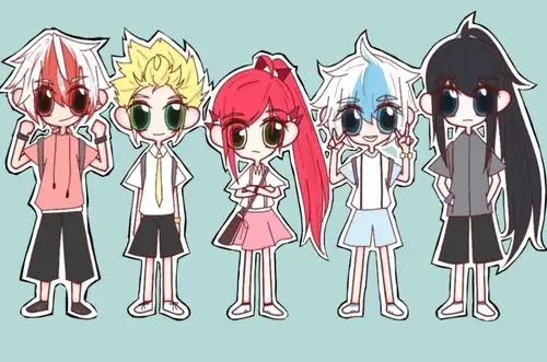 赛尔号战神联盟拟人化盖亚雷伊缪斯卡修斯布莱克