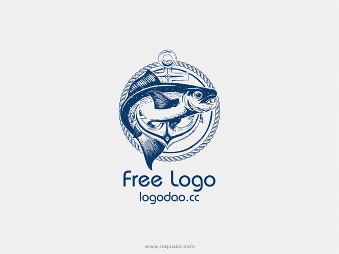 钓鱼俱乐部矢量logo下载