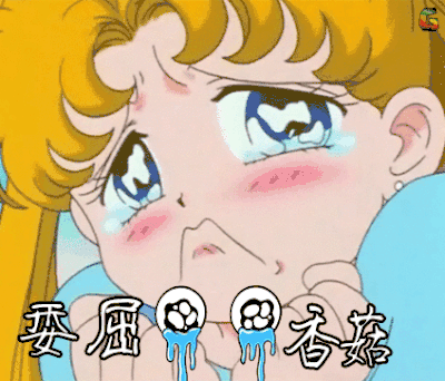 美少女战士 伤心 委屈想哭 香菇soogif soogif出品