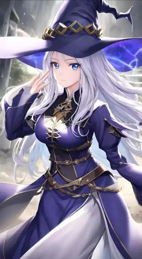 ai绘画,魔法女巫 二次元动漫美女壁纸集_网易订阅