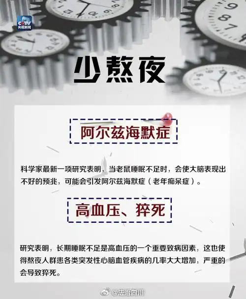 【熬夜可能致脱发,耳聋甚至死亡……经常熬夜的危害】研究发现,晚上不