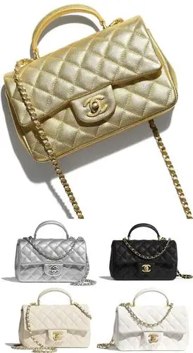 桃真奢侈品|chanel上架2021春夏新包:黑白撞色,镂空金属.