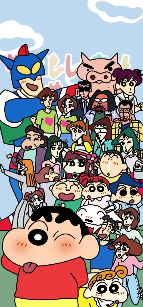 蜡笔小新##手机壁纸##锁屏壁纸##二次元