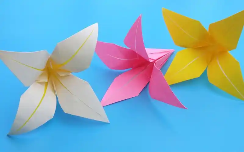 百合花你会折吗?简单漂亮还永不凋零,手工diy折纸教学