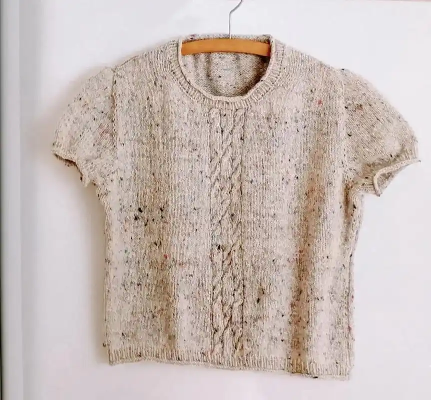 上往下结构的小泡泡短袖图解～##图解分享 #毛线编织 #爱生 - 抖音