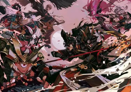 决战平安京二周年贺图画师:suzumesakiii - 堆糖,美图壁纸兴趣社区