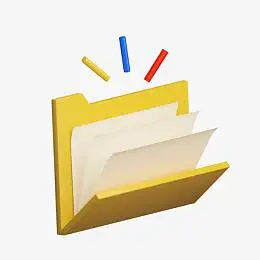 c4d立体3d模型卡通文件夹