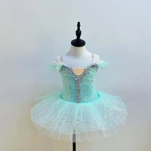 芭蕾舞裙女童蓬蓬裙儿童专业舞蹈服幼儿小天鹅舞蹈演出服公主纱裙