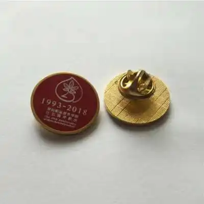 加工定制金属logo纪念章 创意蝴蝶扣活动徽章 工艺礼品定做