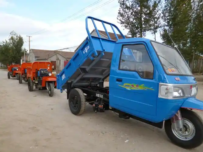 五征小飞虎驾驶室蜗轮助力转向真空助力豪华自卸三轮汽车