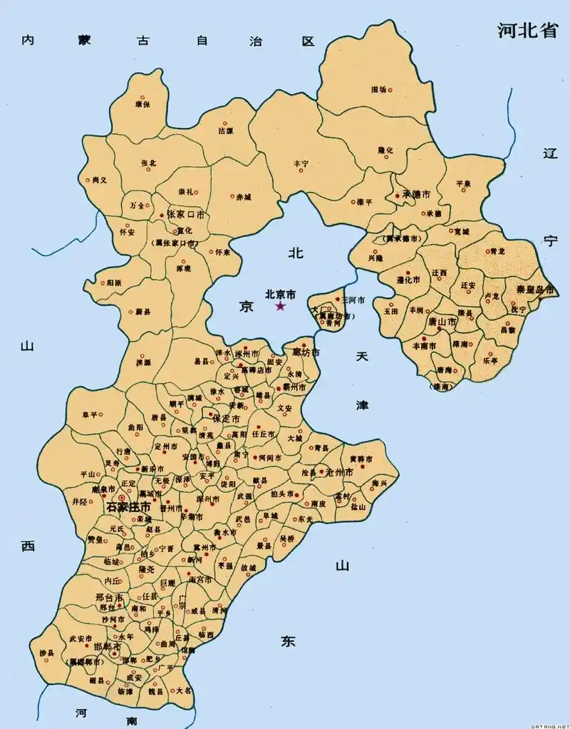 地图:河北省