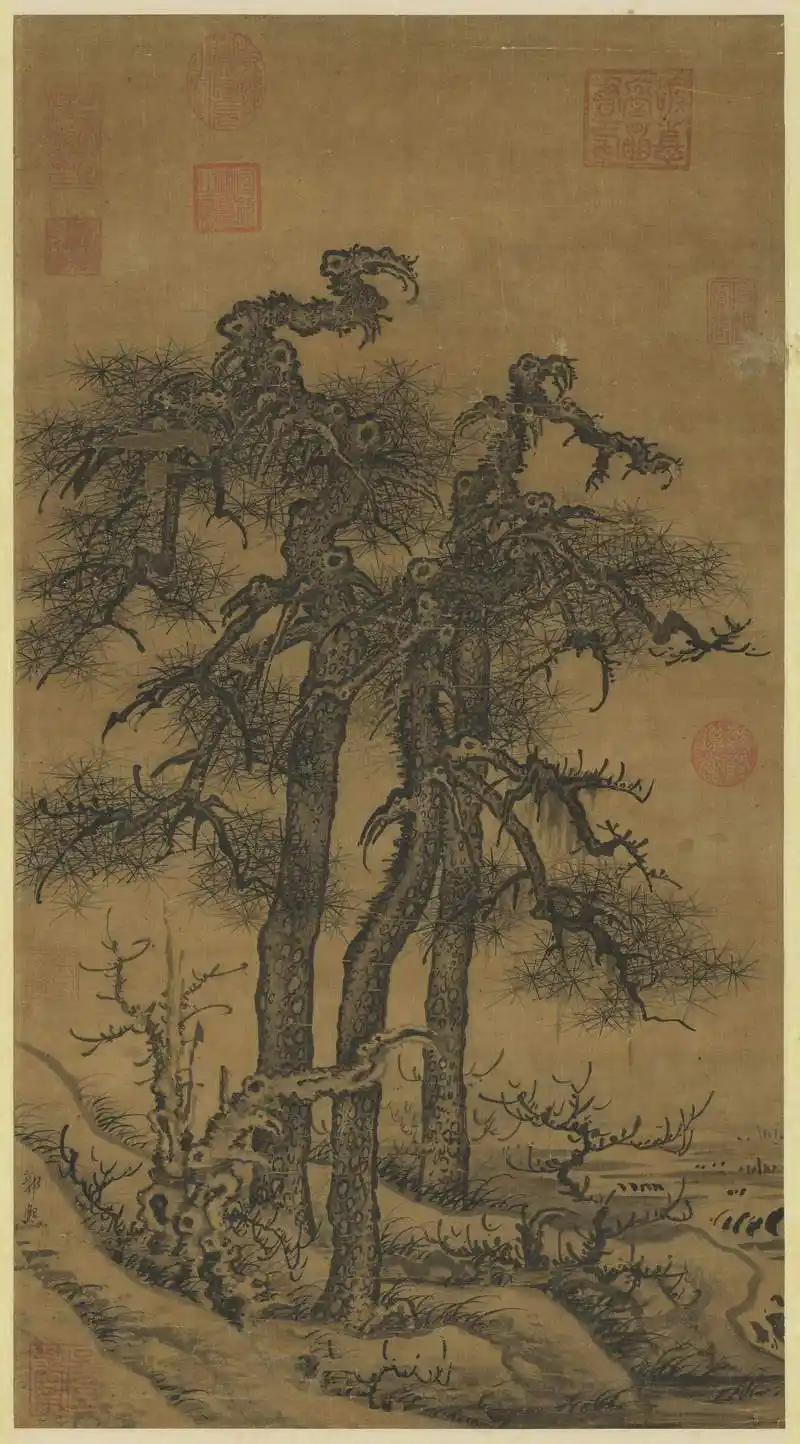 李成的山水画与"松柏"的精神内涵