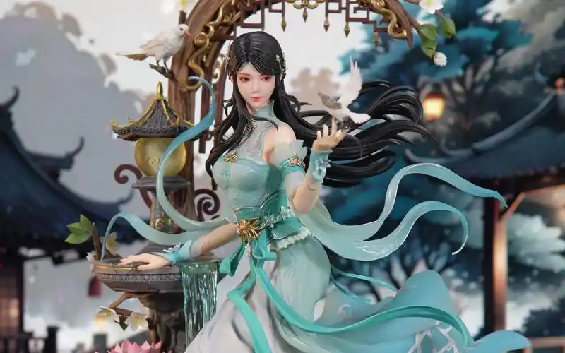 斗破苍穹萧薰儿雕像,集模堂工作室出品,目前是色板状态,嘿嘿我感觉集