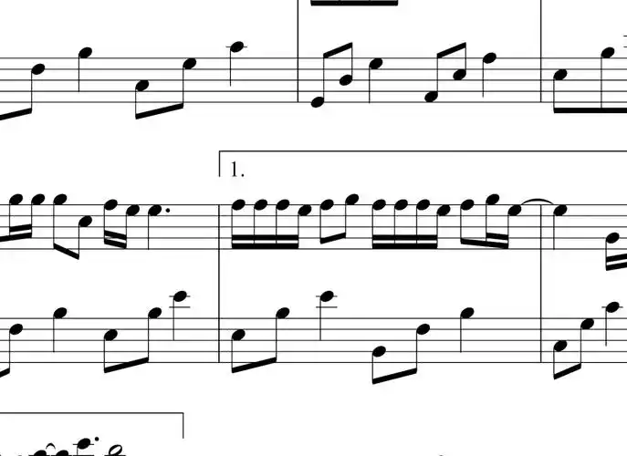 三行情书钢琴谱-蔡文泽-只是我对你的喜欢三行也写不完