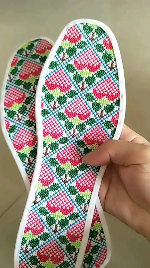 纯手工鞋垫图案美美哒